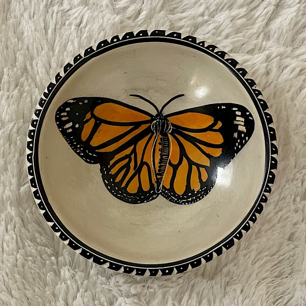 Monarch Butterfly Jewelry Dish